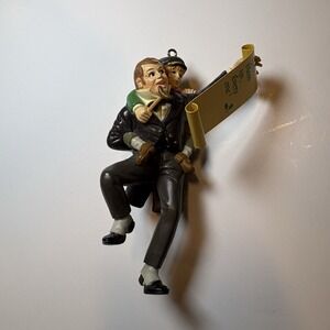 Vintage Enesco 1986 Bob Cratchit & Tiny Tim God Bless Us Every One Ornament